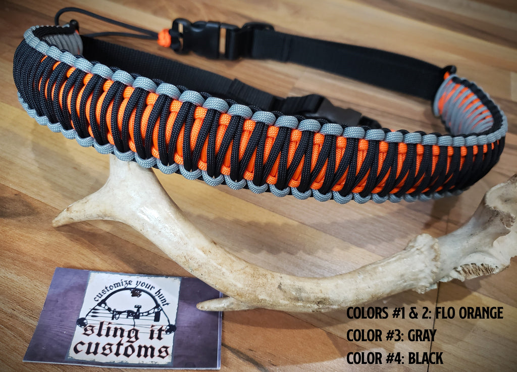 Buy Adjustable Bow Shoulder Sling Archery Double Cobra Weave Paracord You  Pick Colors Online in India 