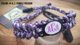 Bow Wrist Sling - Shark Jaw Weave with Custom Charm