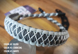 Bow Wrist Sling - Cobra with Microstitched Xs Weave
