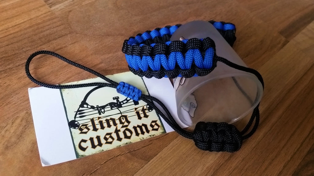 SLIM Paracord Survival Bracelet Cobra You Choose the Colors 