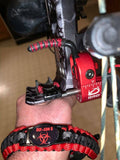 Bow Wrist Sling - Cobra with Backbone Weave with Custom Charm