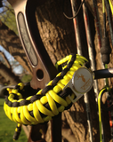 Bow Wrist Sling - Double Cobra Weave with Custom Charm