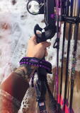 Bow Wrist Sling - Cobra with Backbone Weave with Custom Charm