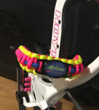 Bow Wrist Sling - Cobra with Backbone Weave with Custom Charm
