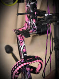 Bow Wrist Sling - Cobra with Backbone Weave with Custom Charm