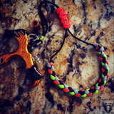 Wrist Lanyard for Thumb Release - Round Braid Weave