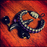 Wrist Lanyard for Thumb Release - Cobra with Backbone Weave