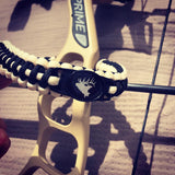 Bow Wrist Sling - Cobra with Backbone Weave with Custom Charm
