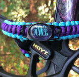Bow Wrist Sling - Cobra with Backbone Weave with Custom Charm