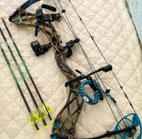 Bow Wrist Sling - Double Cobra Weave with Custom Charm