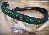 Adjustable Gun Sling - Double Cobra Weave with Custom Charms