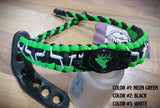 Bow Wrist Sling - Barbed Cobra Weave with Custom Charm