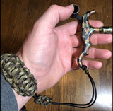 Wrist Lanyard for Thumb Release - Double Cobra Weave