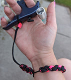 Wrist Lanyard for Thumb Release - Round Braid Weave