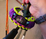 Bow Wrist Sling - Double Cobra Weave with Custom Charm