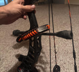 Bow Wrist Sling - Cobra with Backbone Weave with Metal Engraved Archery Plate