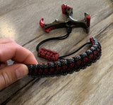 Wrist Lanyard for Thumb Release - Cobra with Microstitched Xs Weave