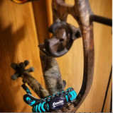 Bow Wrist Sling - Cobra with Backbone Weave with Custom Charm