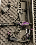 Bow Wrist Sling - Cobra with Microstitched Xs Weave
