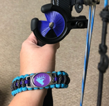 Bow Wrist Sling - Cobra with Backbone Weave with Custom Charm