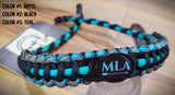 Bow Wrist Sling - Cobra with Backbone Weave with Custom Charm