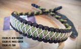 Bow Wrist Sling - Cobra with Microstitched Xs Weave