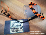 Wrist Lanyard for Thumb Release - Round Braid Weave