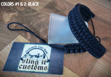 Wrist Lanyard for Thumb Release - Ladder Weave