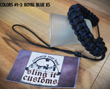 Wrist Lanyard for Thumb Release - Cobra with Backbone Weave