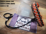 Wrist Lanyard for Thumb Release - Cobra with Microstitched Xs Weave