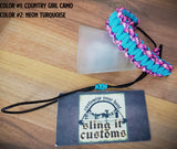 Wrist Lanyard for Thumb Release - Cobra Weave