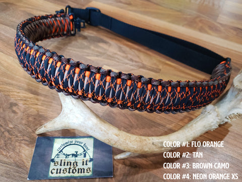 Adjustable Crossbow Shoulder Sling - Double Cobra Weave