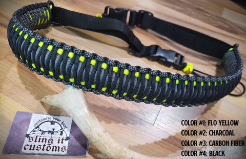 Adjustable Bow Shoulder Sling - Double Cobra Weave – SlingIt Customs