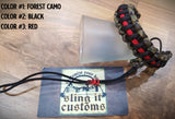 Wrist Lanyard for Thumb Release - Cobra with Backbone Weave