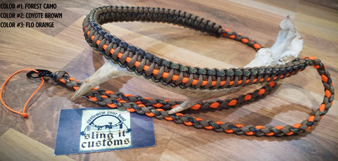 Rangefinder Lanyard - Cobra with Backbone Weave