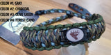 Bow Wrist Sling - Double Cobra Weave with Custom Charm