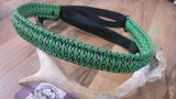 Premade Adjustable Cooler Sling - Ladder Weave - Neon Green Ninja Warrior/Neon Green Diamonds