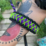 Bow Wrist Sling - Cobra with Microstitched Xs Weave