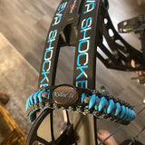 Bow Wrist Sling - Cobra with Backbone Weave with Custom Charm