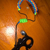 Wrist Lanyard for Thumb Release - Double Cobra Weave