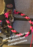 Riser Bow Wrist Sling - Round Braid Weave