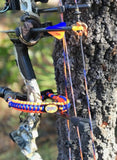 Bow Wrist Sling - Cobra with Backbone Weave with Custom Charm