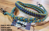 Binocular Lanyard - Cobra with Microstitched Xs Weave