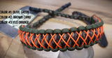 Bow Wrist Sling - Cobra with Microstitched Xs Weave