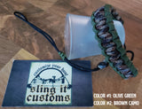 Wrist Lanyard for Thumb Release - Cobra Weave