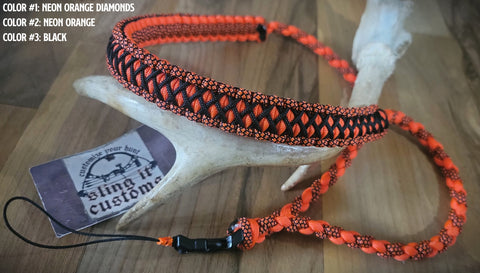 Rangefinder Lanyard - Stitched Cobra Weave