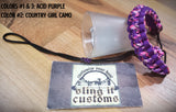 Wrist Lanyard for Thumb Release - Cobra with Backbone Weave