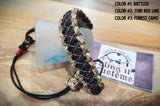 Wrist Lanyard for Thumb Release - Cobra with Microstitched Xs Weave