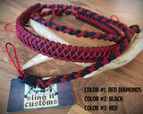 Binocular Lanyard - Cobra with Microstitched Xs Weave