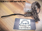 Wrist Lanyard for Thumb Release - Ladder Weave